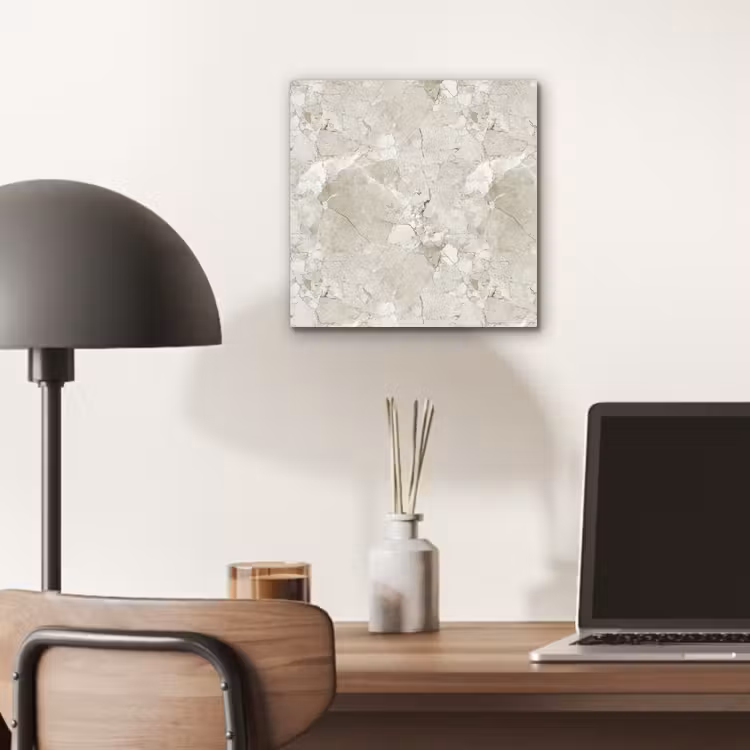 Marmer - Grijs - Aders aluminium wit klein 46 -sfeer5