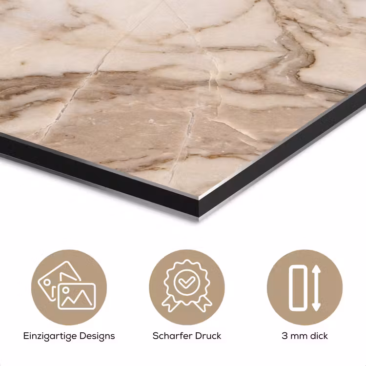Marmer - Aderen - Textuur - Beige - Modern aluminium wit klein -closeup_DE