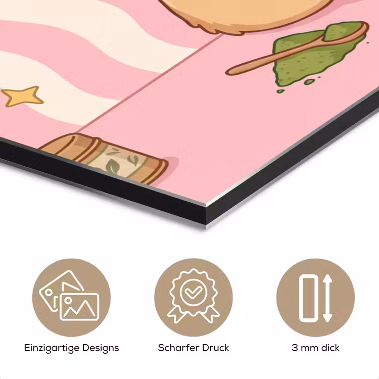 Matcha - Hond - Roze - Groen aluminium wit klein -closeup_DE