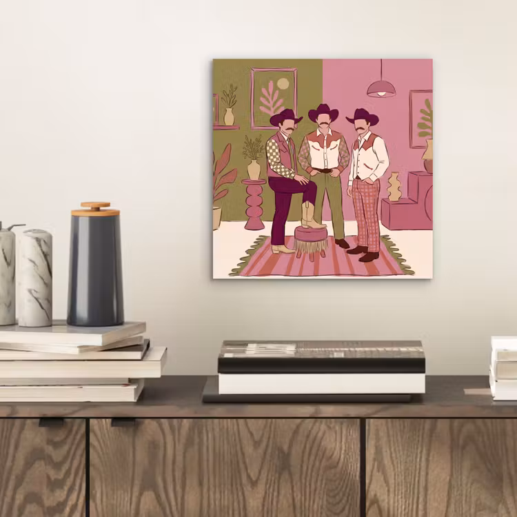 Mensen - Mannen - Hoeden - Retro - Interieur aluminium wit klein -sfeer1