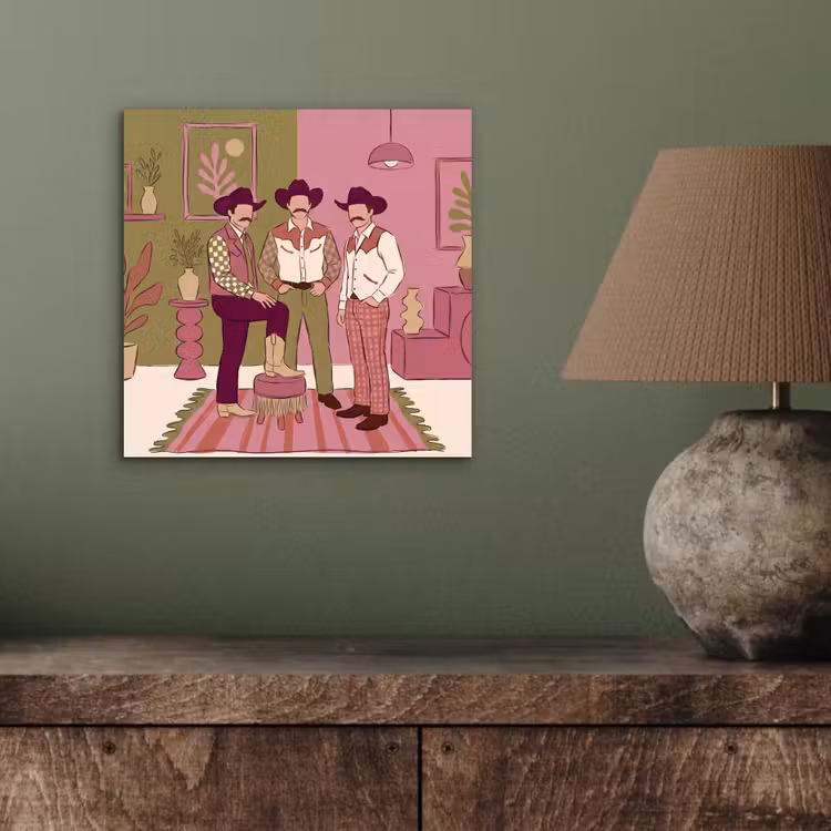 Mensen - Mannen - Hoeden - Retro - Interieur aluminium wit klein -sfeer2