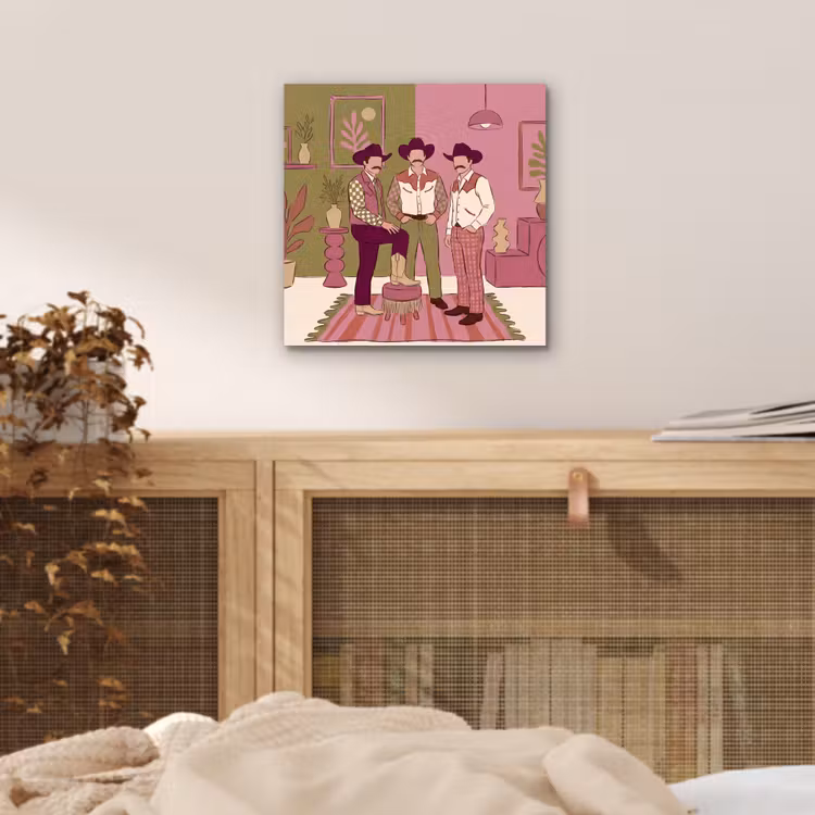 Mensen - Mannen - Hoeden - Retro - Interieur aluminium wit klein -sfeer3