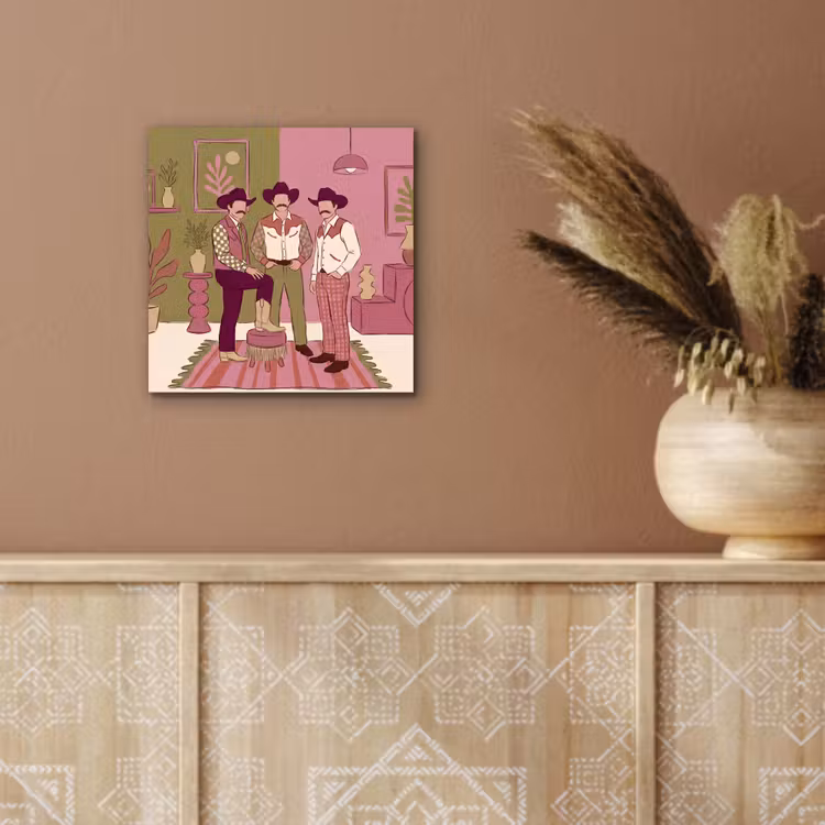 Mensen - Mannen - Hoeden - Retro - Interieur aluminium wit klein -sfeer4