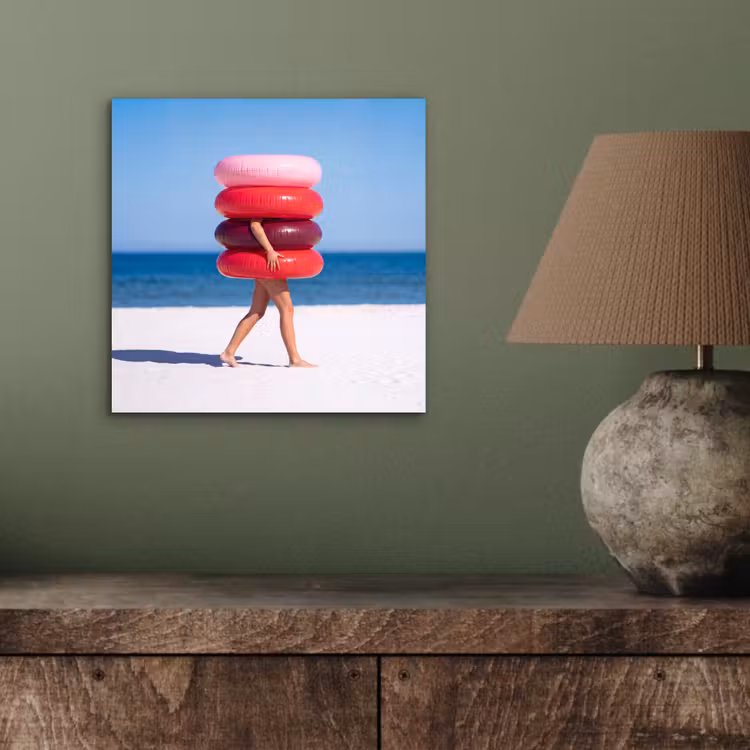 Mensen - Strand - Zomer - Recreatie - Kleurrijk aluminium wit klein -sfeer2