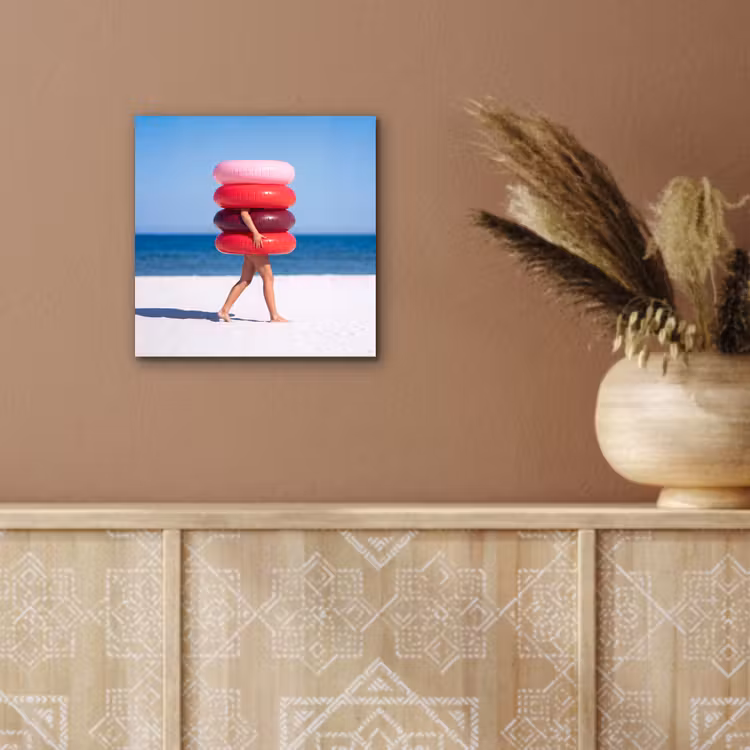 Mensen - Strand - Zomer - Recreatie - Kleurrijk aluminium wit klein -sfeer4