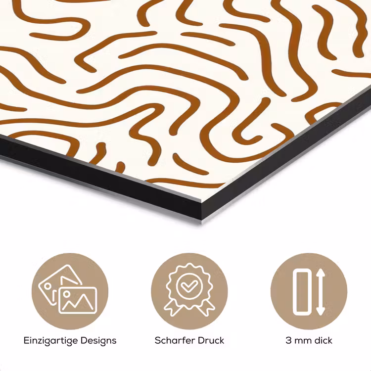 Minimalistisch - Patroon - Terracotta aluminium wit klein 46 -closeup_DE