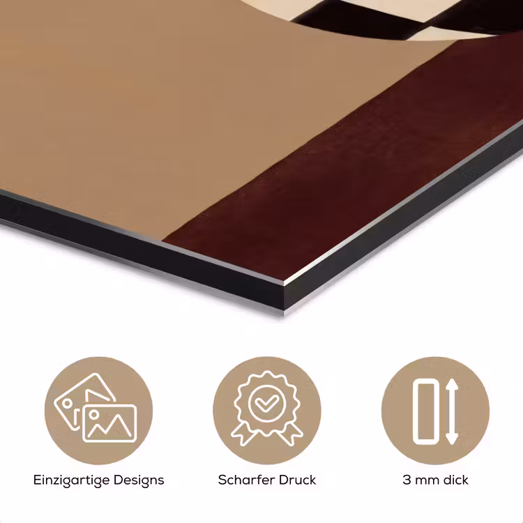 Minimalistisch - Vaas - Bloemen - Bruin aluminium wit klein -closeup_DE
