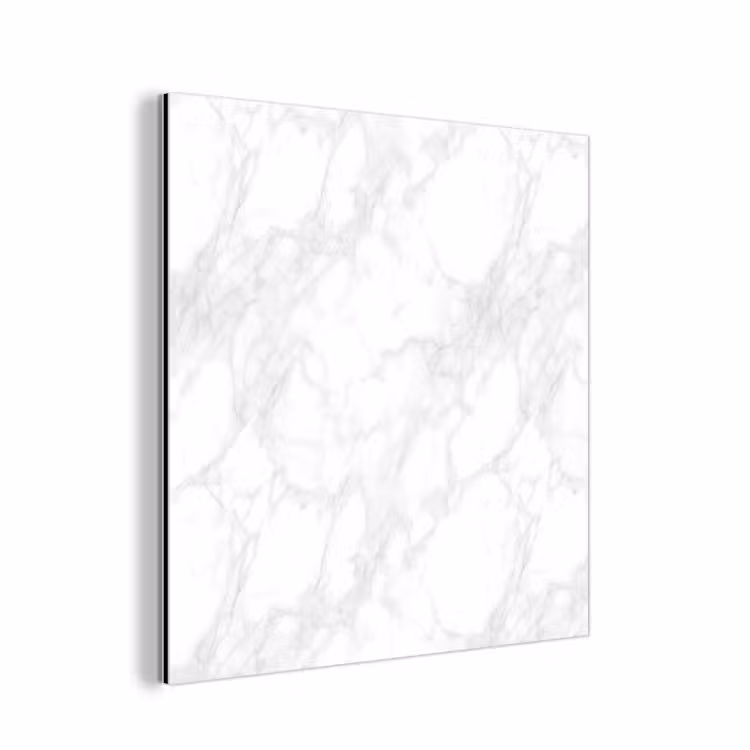 Minimalistisch - Wit - Grijze aders aluminium wit klein 46 -3d