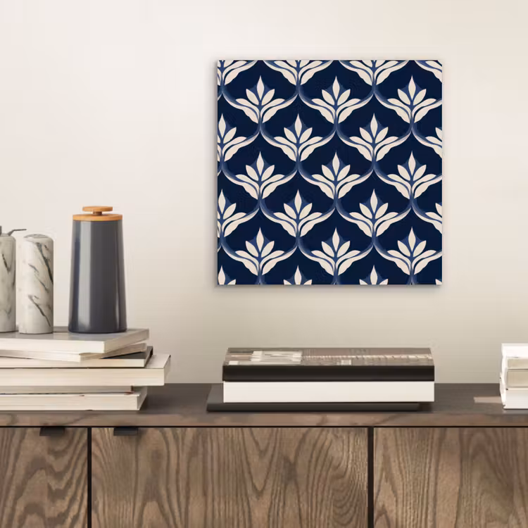 Modern - Ontwerp - Blauw aluminium wit klein 46 -sfeer1