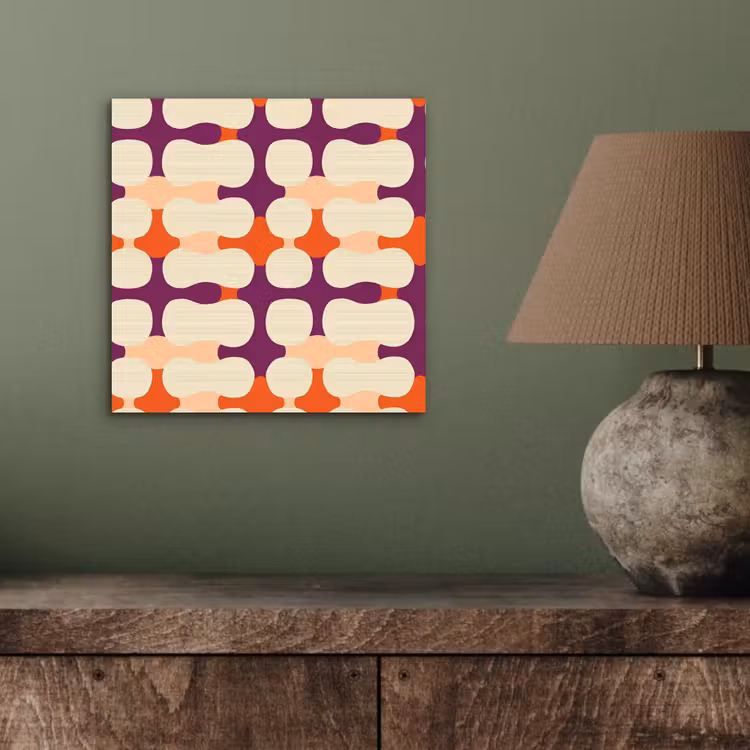 Modern - Patroon - Kleurrijk aluminium wit klein 46 -sfeer2