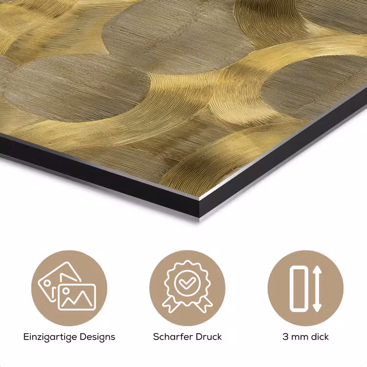 Modern - Geometrisch - Goud aluminium wit klein 46 -closeup_DE