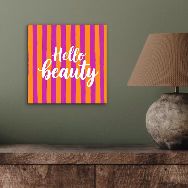 Modern - Hello - Oranje aluminium wit klein -sfeer2