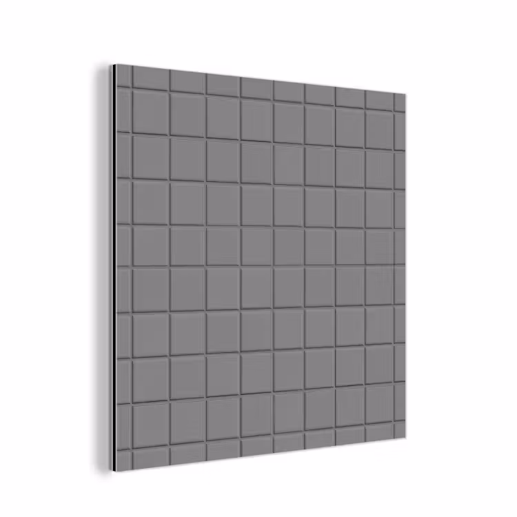 Modern - Patroon - Grijs aluminium wit klein 46 -3d