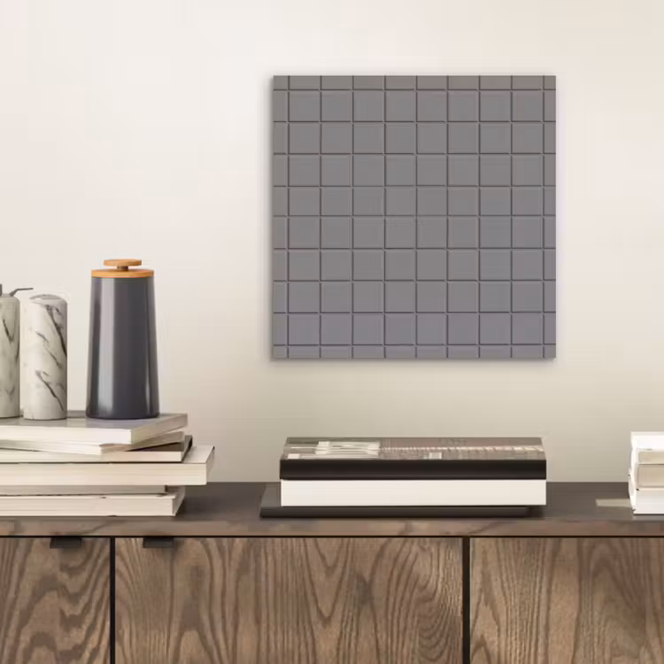 Modern - Patroon - Grijs aluminium wit klein 46 -sfeer1