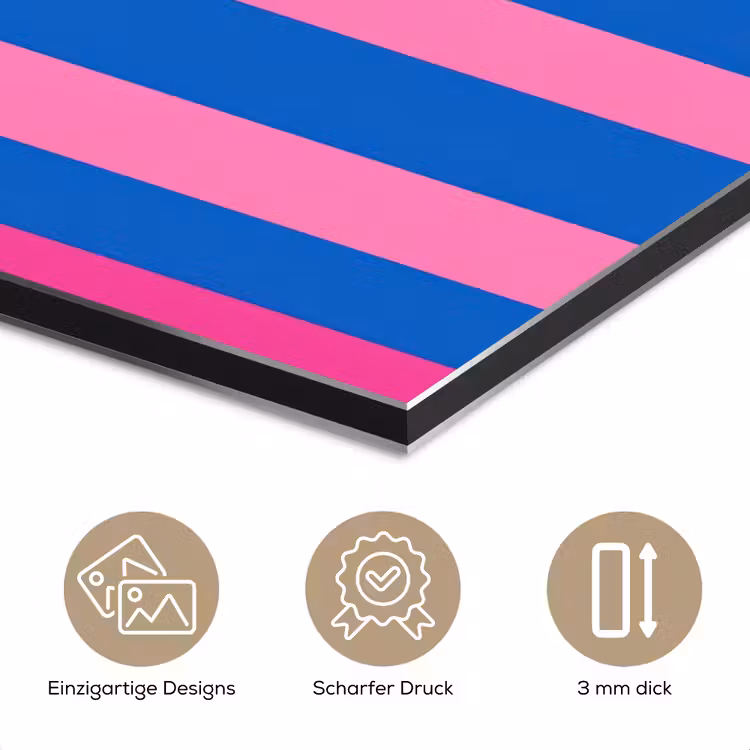 Modern - Optisch - Roze aluminium wit klein 46 -closeup_DE