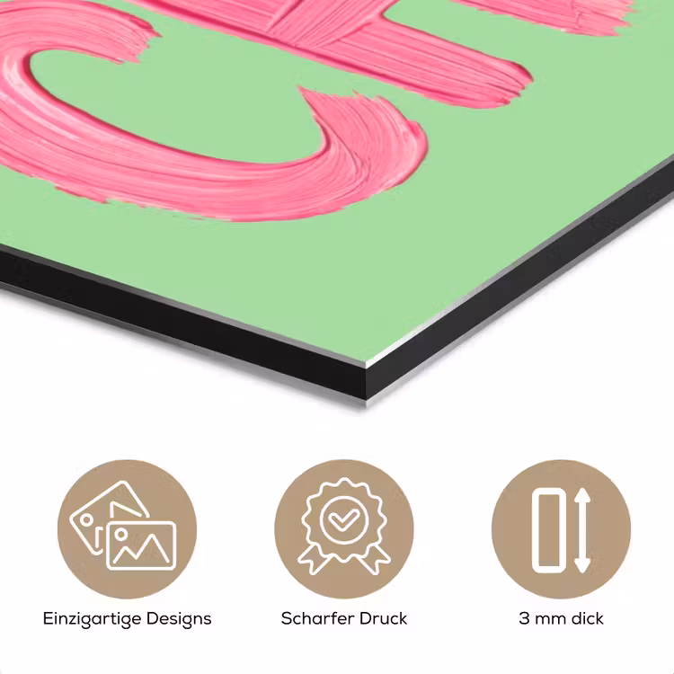 Mon cheri - Groen - Roze aluminium wit klein -closeup_DE