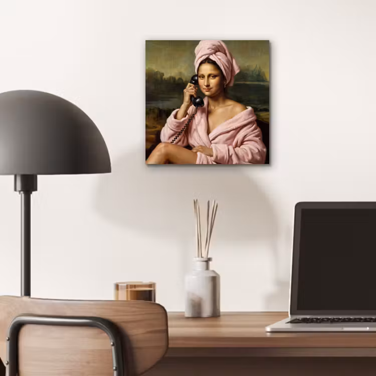 Mona - Klassiek - Roze aluminium wit klein -sfeer5