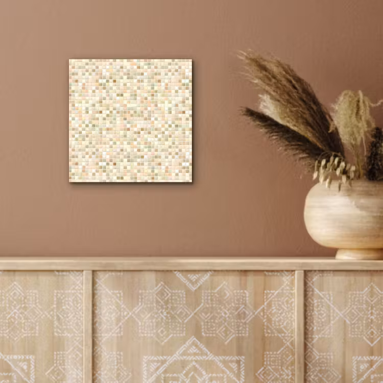 Mozaïek - Patroon - Beige aluminium wit klein 46 -sfeer4