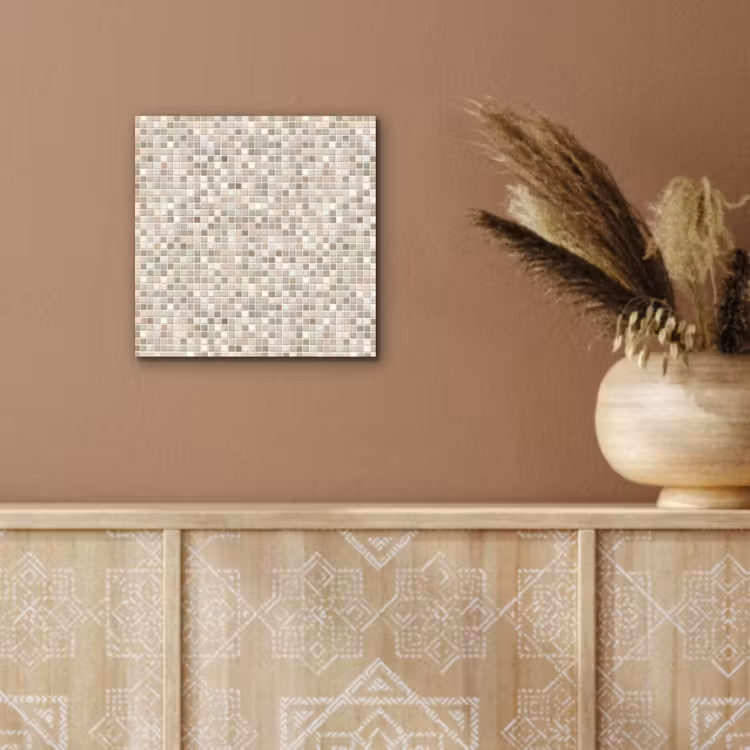 Mozaïek - Patroon- Taupe aluminium wit klein 46 -sfeer4