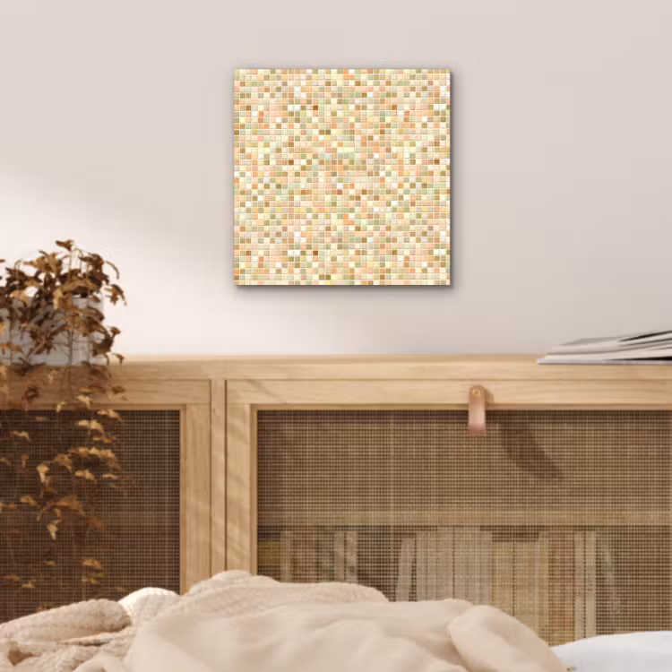 Mozaïek - Patroon - Terracotta aluminium wit klein 46 -sfeer3
