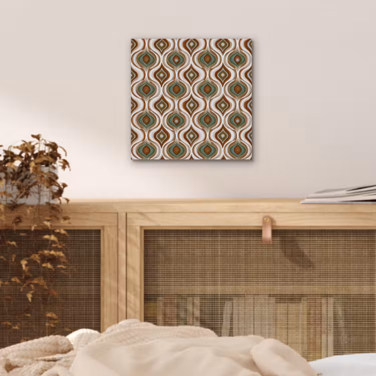 Motief - Patroon - Kleurrijk aluminium wit klein 46 -sfeer3