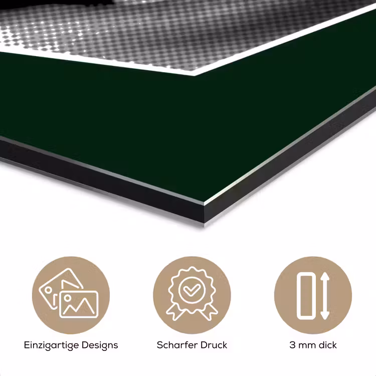 Mond - Groen - Illustratie - BLAH BLAH aluminium wit klein -closeup_DE