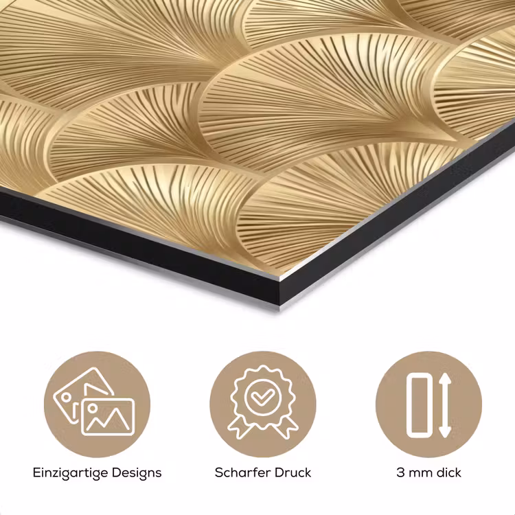 Patroon - Waaier - Goud aluminium wit klein 46 -closeup_DE