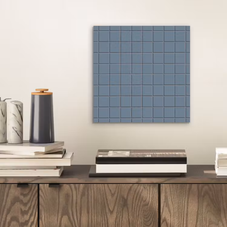 Patroon - Tegel - Blauwgrijs aluminium wit klein 46 -sfeer1