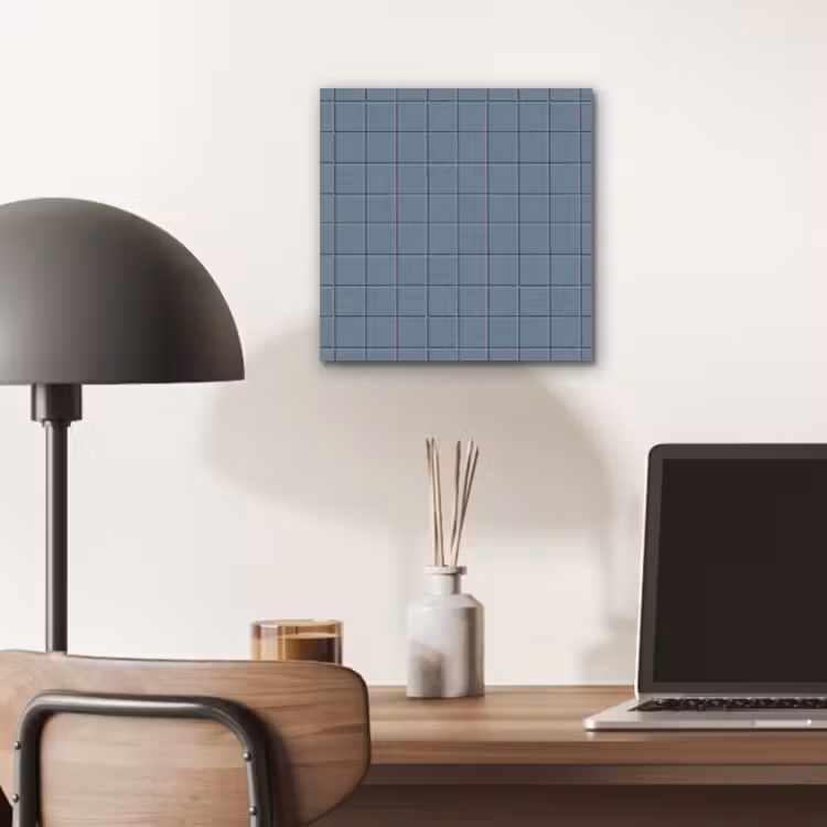 Patroon - Tegel - Blauwgrijs aluminium wit klein 46 -sfeer5