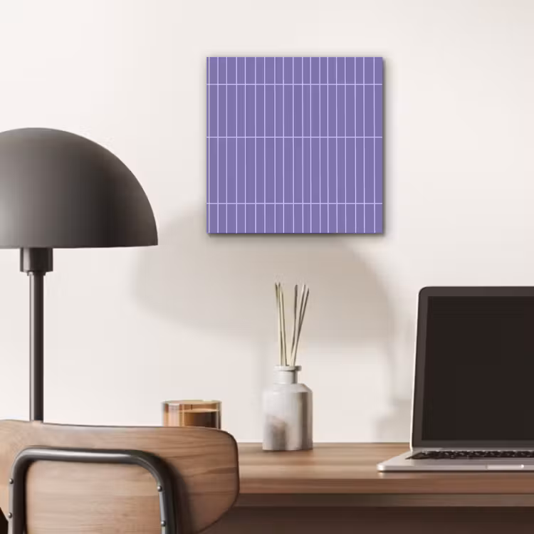 Patroon - Tegel - Lila aluminium wit klein 46 -sfeer5