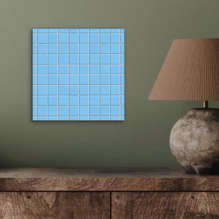 Patroon - Tegel - Pastel - Blauw aluminium wit klein 46 -sfeer2