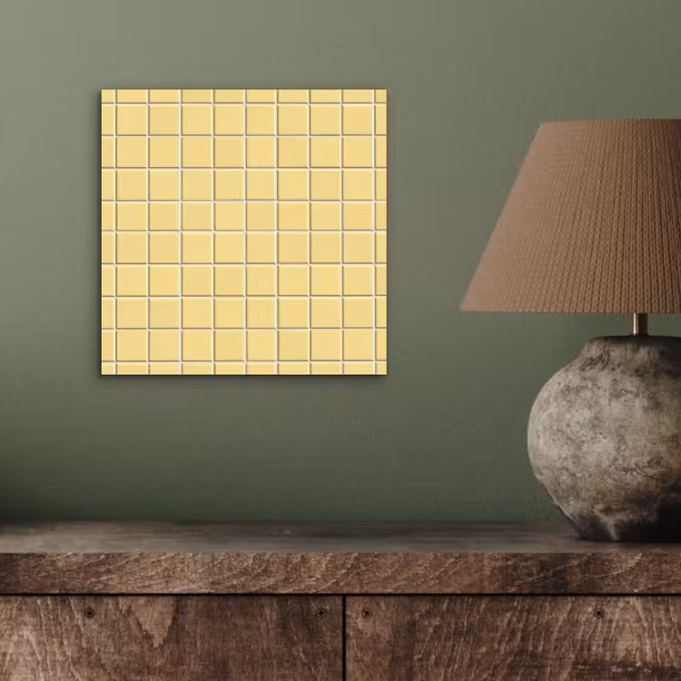 Patroon - Tegels - Geel aluminium wit klein 46 -sfeer2