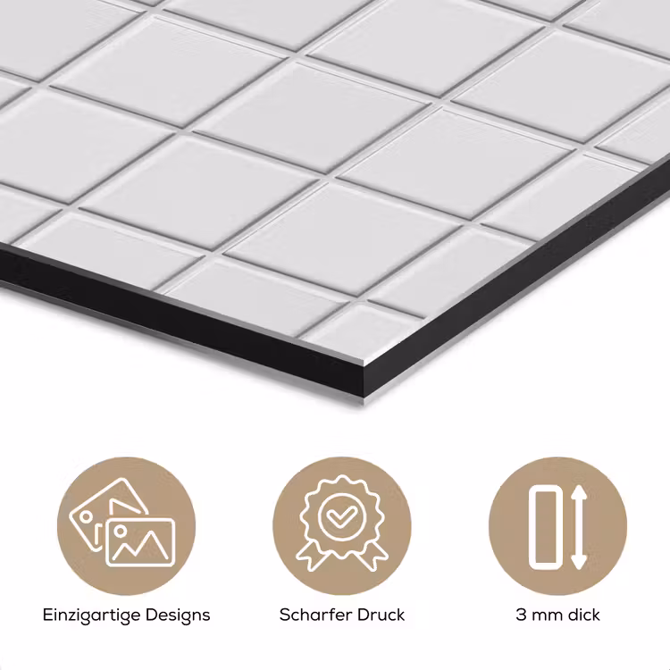 Patroon - Tegels - Grijs - Wit aluminium wit klein 46 -closeup_DE