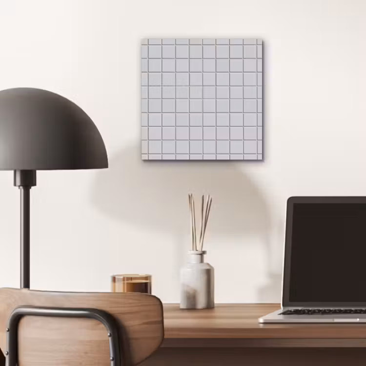 Patroon - Tegels - Licht - Grijs aluminium wit klein 46 -sfeer5