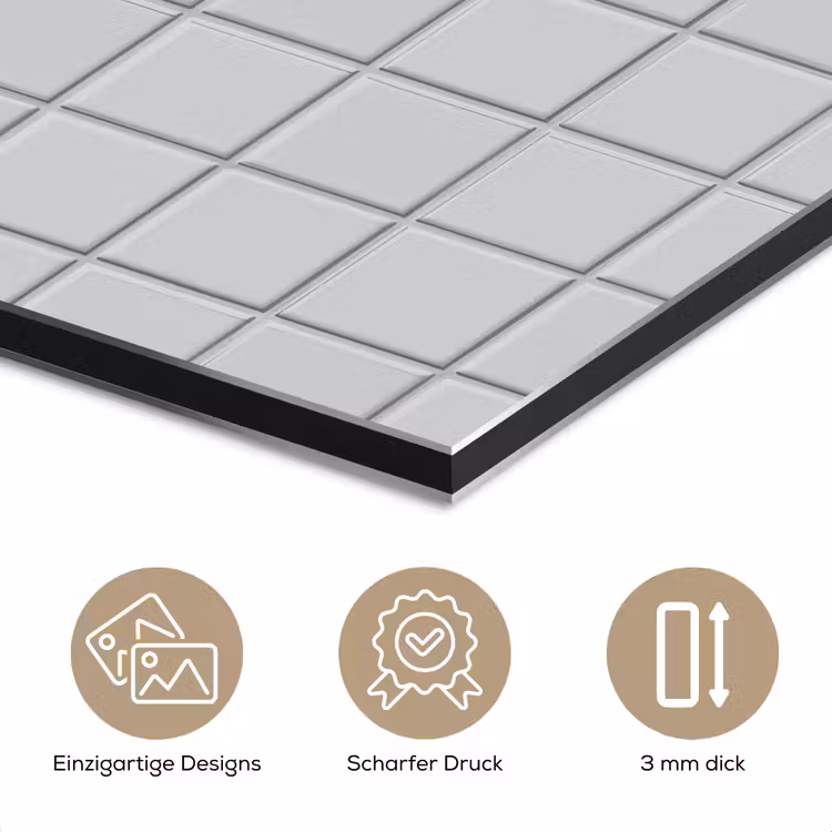 Patroon - Tegels - Licht - Grijs aluminium wit klein 46 -closeup_DE