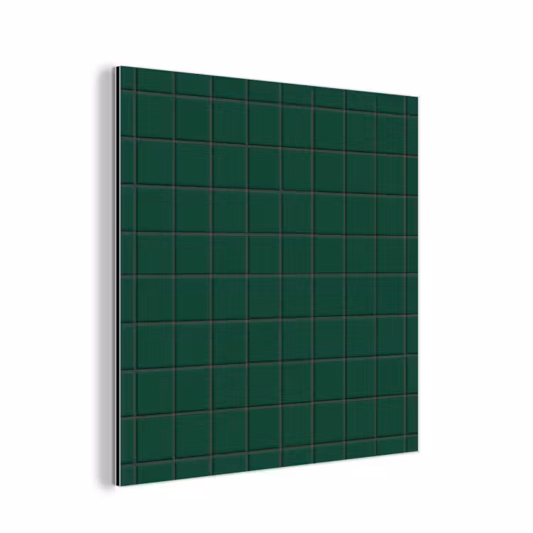 Patroon - Tegels - Dennen - Groen aluminium wit klein 46 -3d
