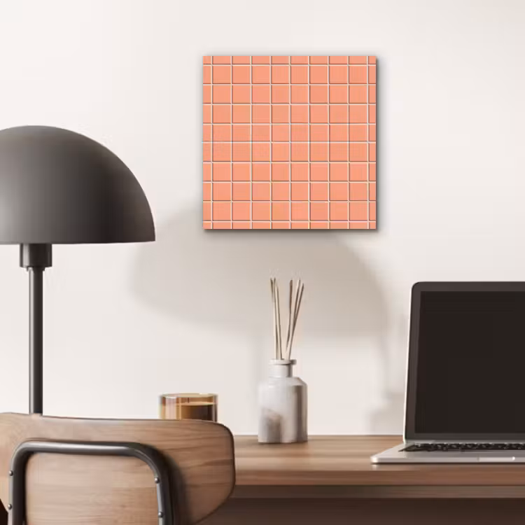 Patroon - Tegels - Perzik aluminium wit klein 46 -sfeer5