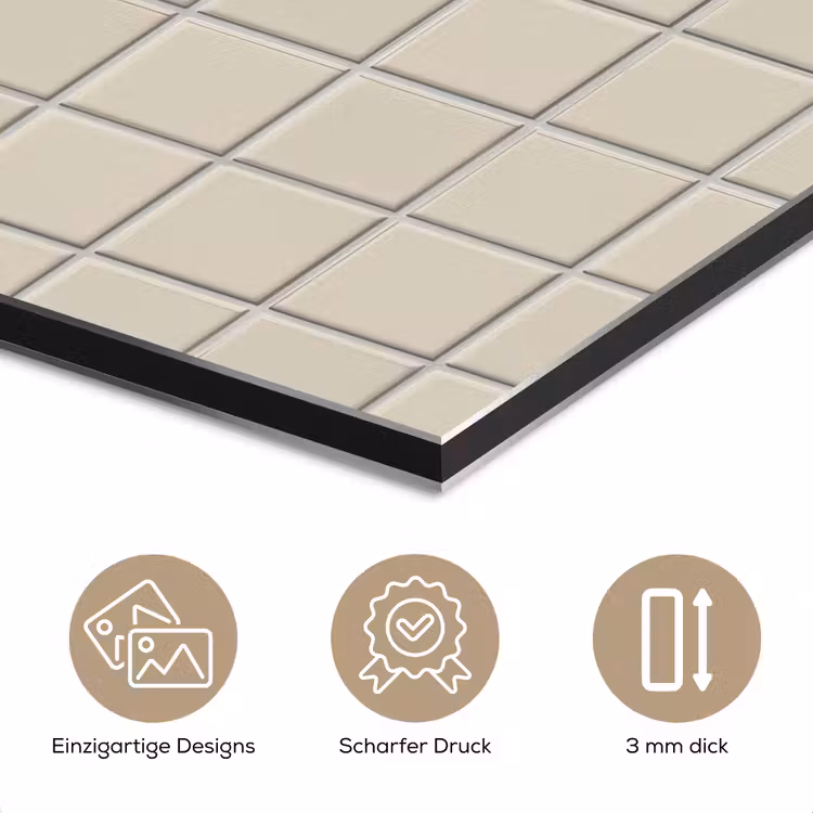 Patroon - Tegels - Taupe aluminium wit klein 46 -closeup_DE