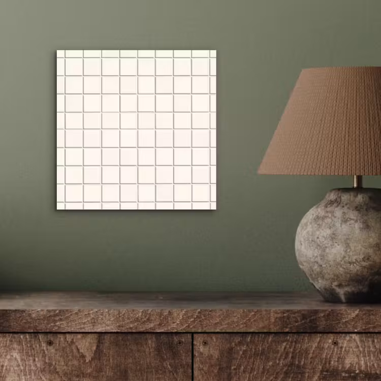 Patroon - Tegels - Wit aluminium wit klein 46 -sfeer2
