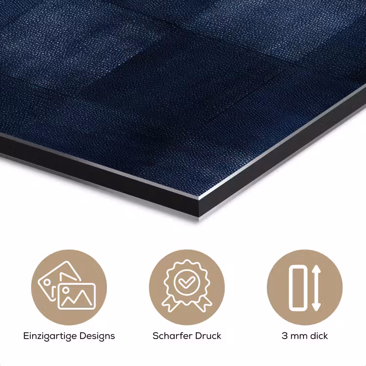 Patroon - Ruit - Marineblauw aluminium wit klein 46 -closeup_DE