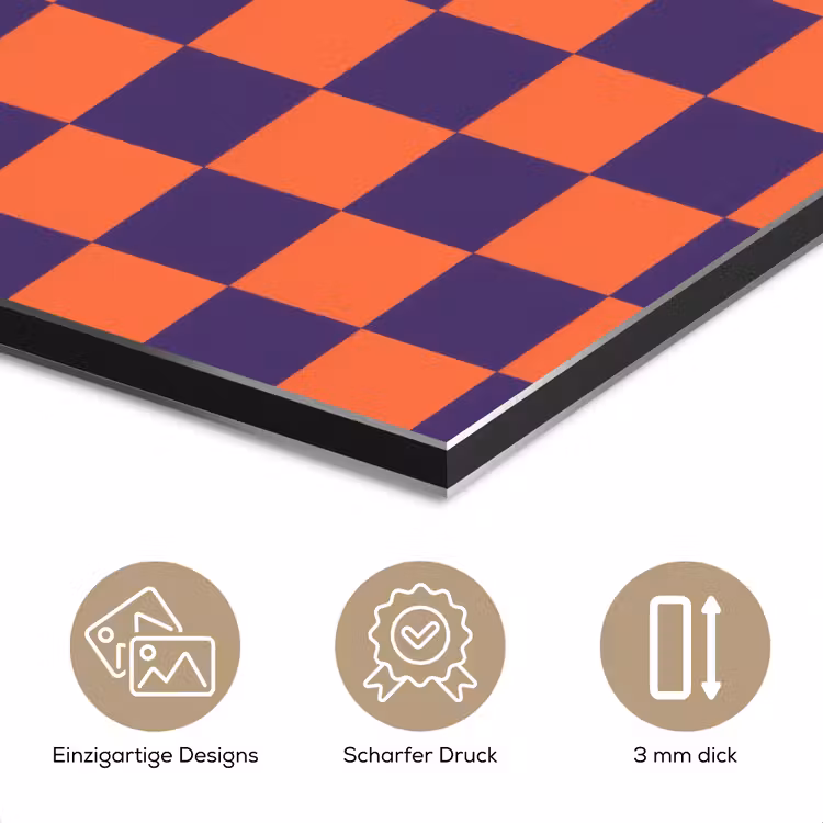 Patroon - Klassiek - Paars aluminium wit klein 46 -closeup_DE
