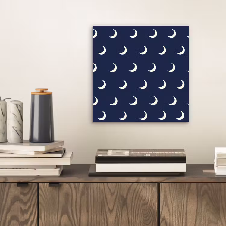 Patroon - Manen - Blauw aluminium wit klein 46 -sfeer1