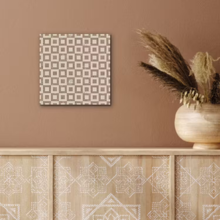 Patroon - Marmer - Beige aluminium wit klein 46 -sfeer4
