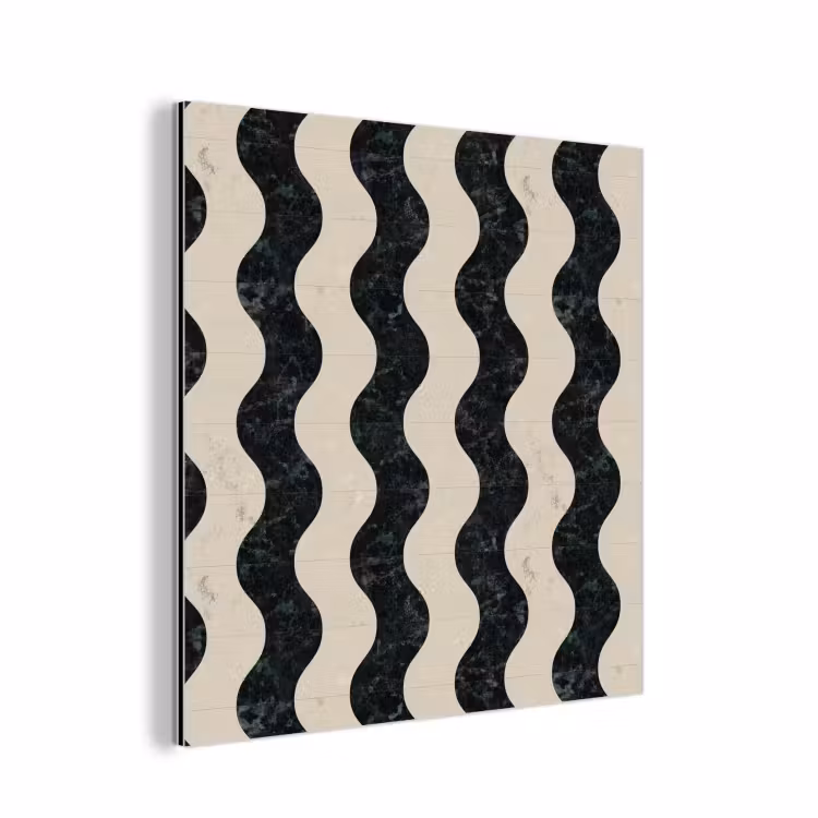 Patroon - Marmer - Groen - Cremé aluminium wit klein 46 -3d