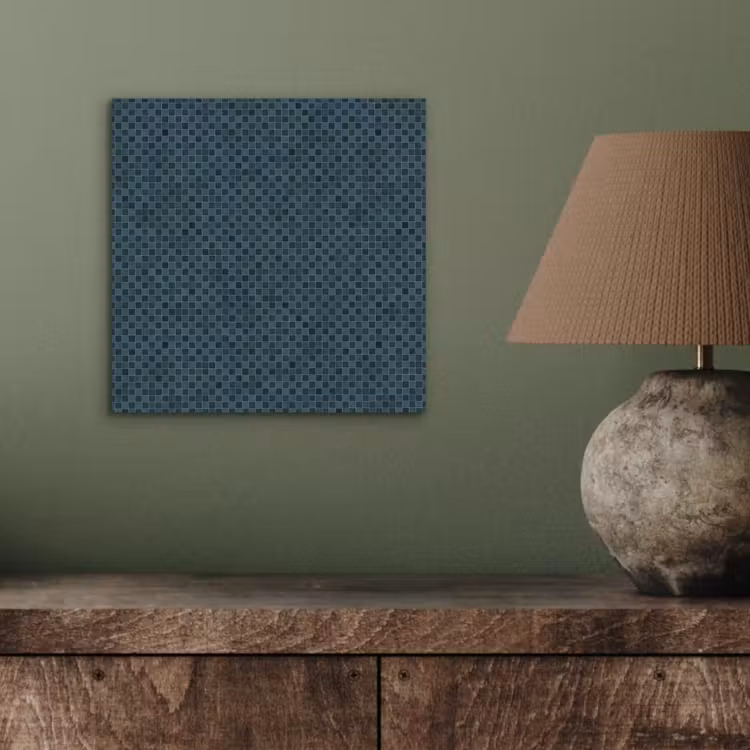 Patroon - Mozaïek - Groen aluminium wit klein 46 -sfeer2