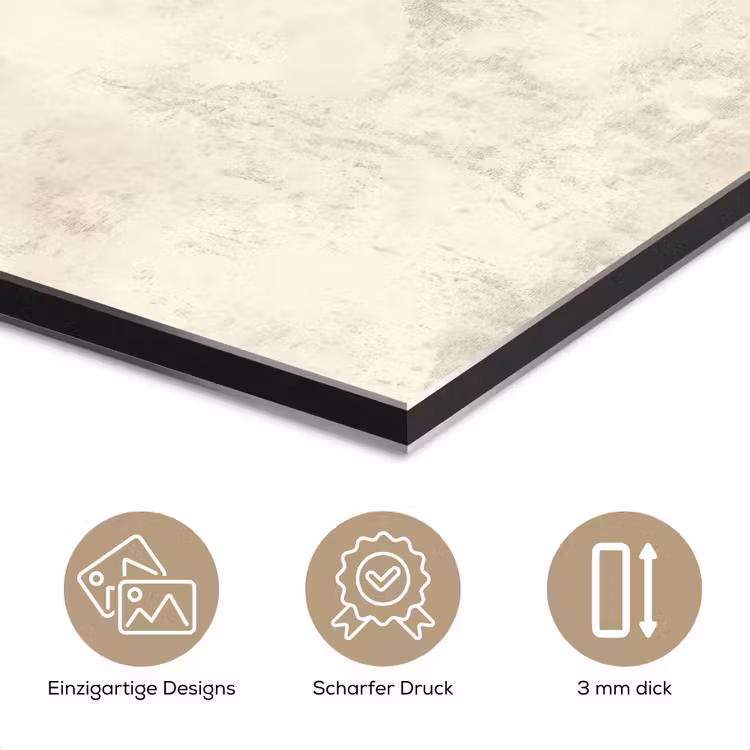 Patroon - Organisch - Beige aluminium wit klein 46 -closeup_DE