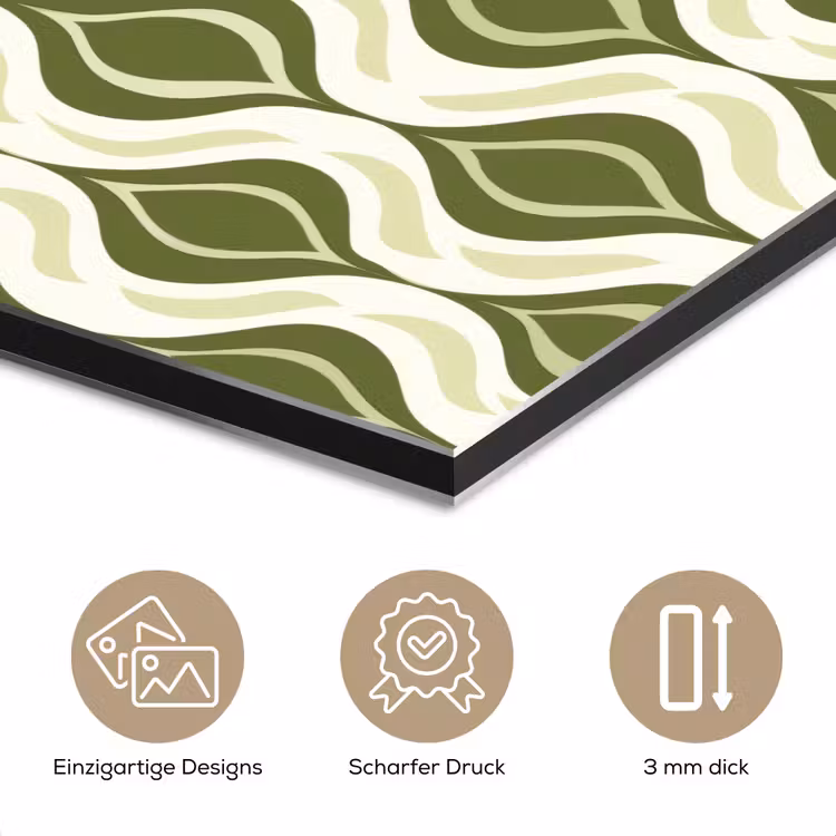 Patroon - Retro - Groen aluminium wit klein 46 -closeup_DE
