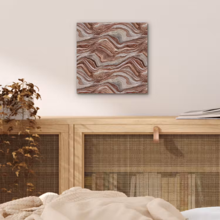 Patroon - Zandsteen - Travertijn aluminium wit klein 46 -sfeer3