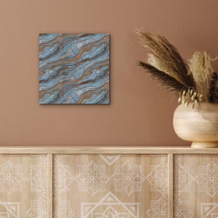 Patroon - Steen - Blauw aluminium wit klein 46 -sfeer4