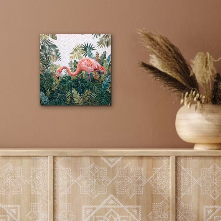Natuur - Bladeren - Abstract - Groen - Vogel aluminium wit klein -sfeer4